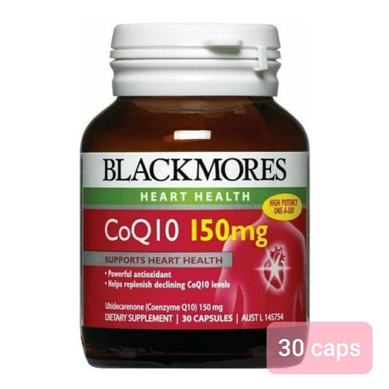Blackmores CoQ10 co q10 co q 10 coq10 coEnzyme 150mg 30 Capsules