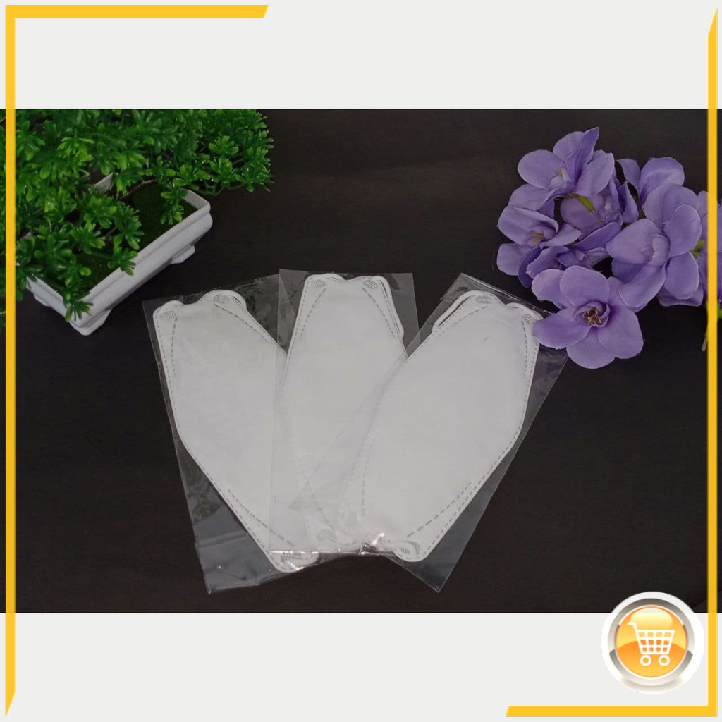 Masker KF94 tebal (4 lapis/premium) Isi 1pcs - PUTIH TOSERBA