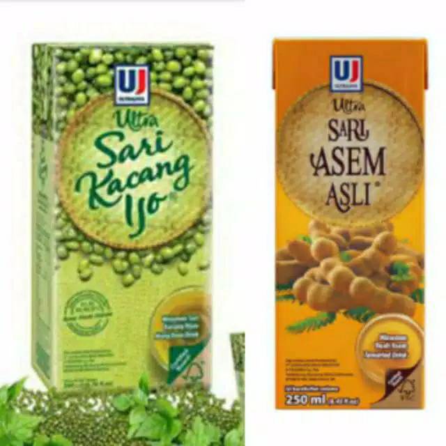 

Ultra Sari Kacang Ijo & Ultra Sari Asem Asli 250ml