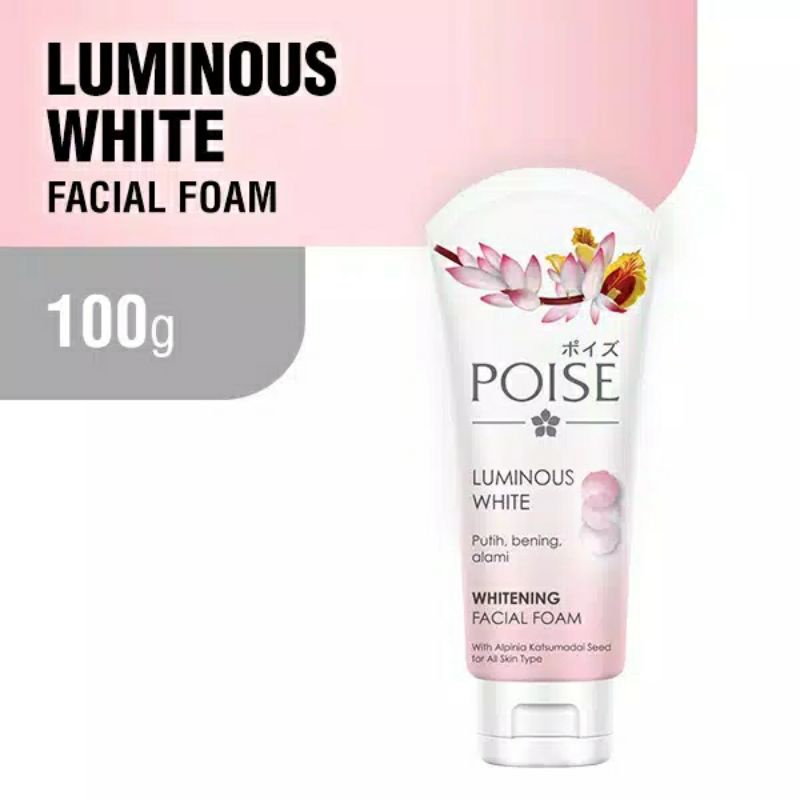 POISE Luminous White Whitening Facial Foam 100 gr