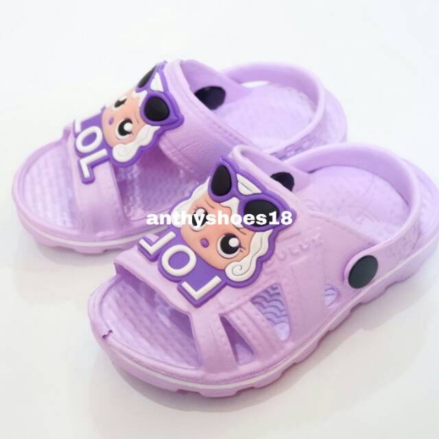 Sandal Tali Karet Anak Bayi Perempuan LOL DULUX 271 19-24
