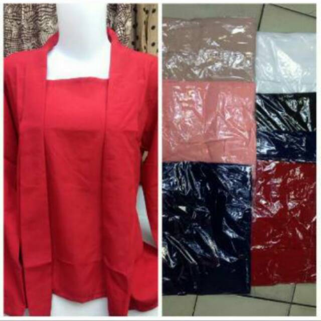 Atasan Blazer + Dalaman