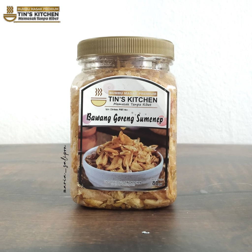 

Tins Kitchen Bawang Goreng Sumenep 110GR