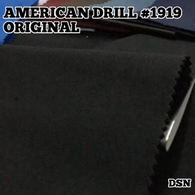 (COD) GROSIR Kain American Drill 1919 Original Meteran caplukcapluk