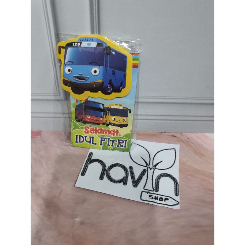 AMPLOP LEBARAN model 3DIMENSI (9cm X 6.5cm)/ANGPAO IDUL FITRI 3DIMENSI-TAYO