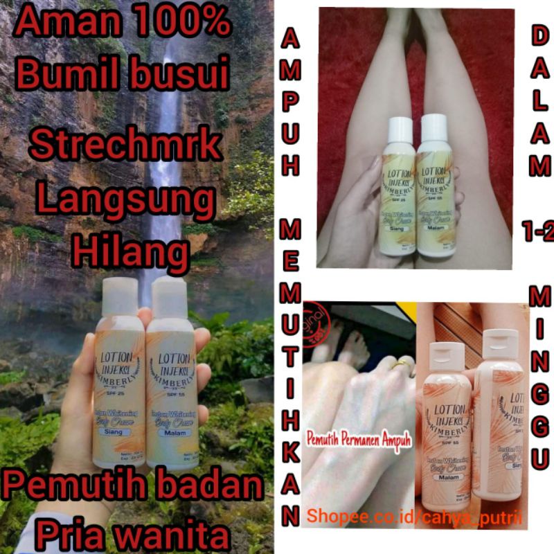BODY LATION INJEKSI WHITENINHG PEMUTIH BADAN PERMANEN SCARLET
