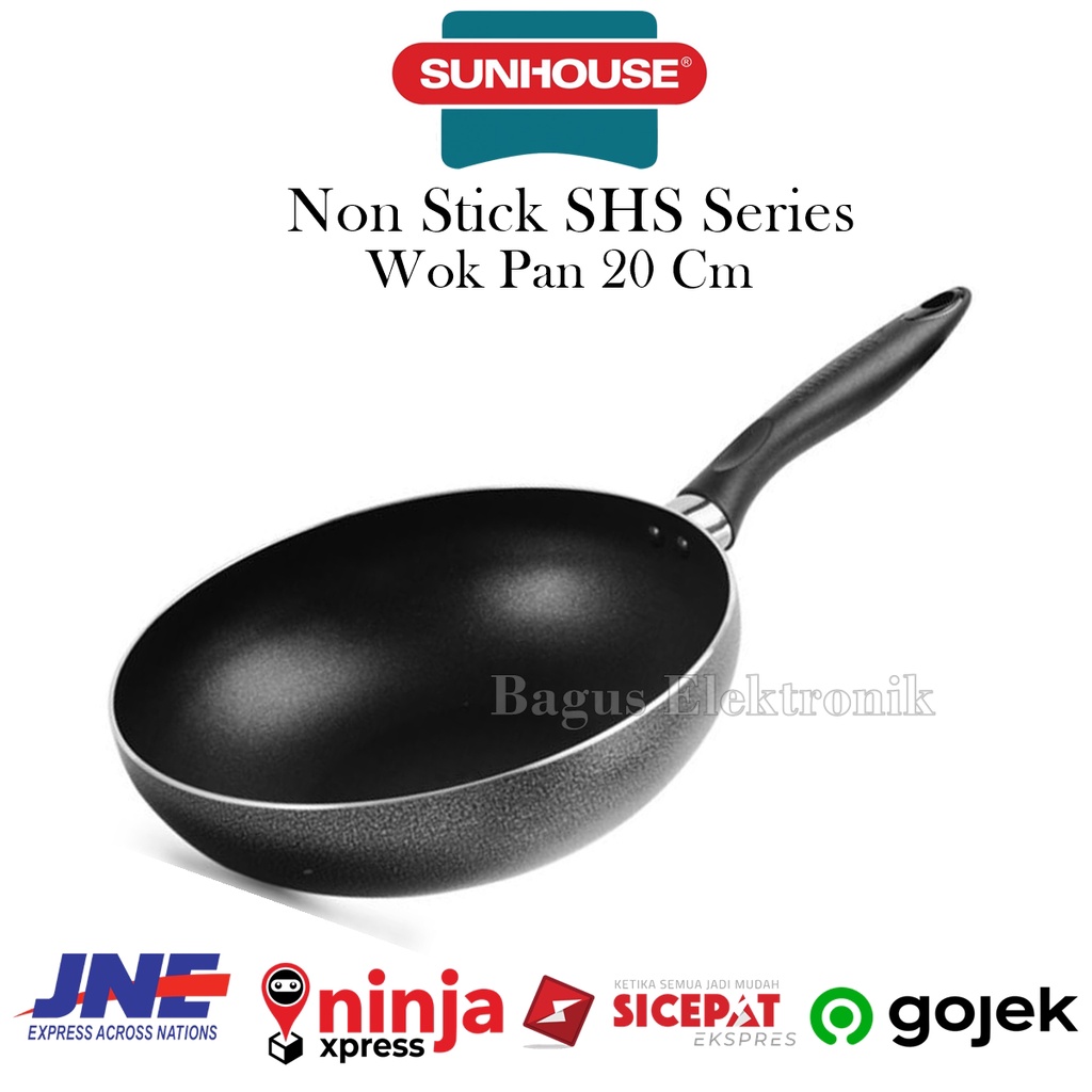 TERJANGKAU WAJAN ANTI LENGKET SUNHOUSE SHS-20 - SUNHOUSE SEDIA WAJAN ANTI LENGKETWAJAN