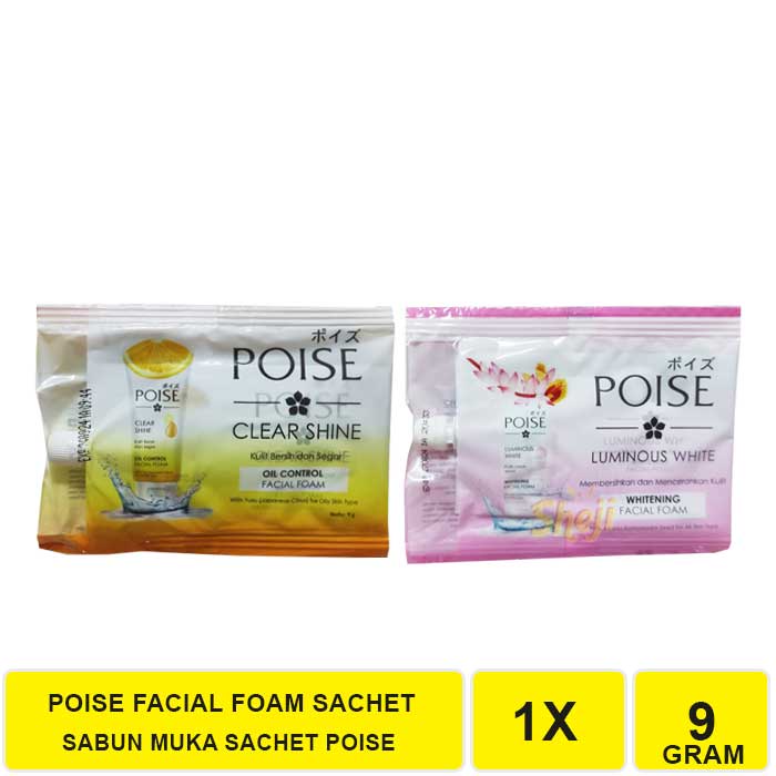 POISE FACIAL FOAM SACHET / SABUN MUKA POISE