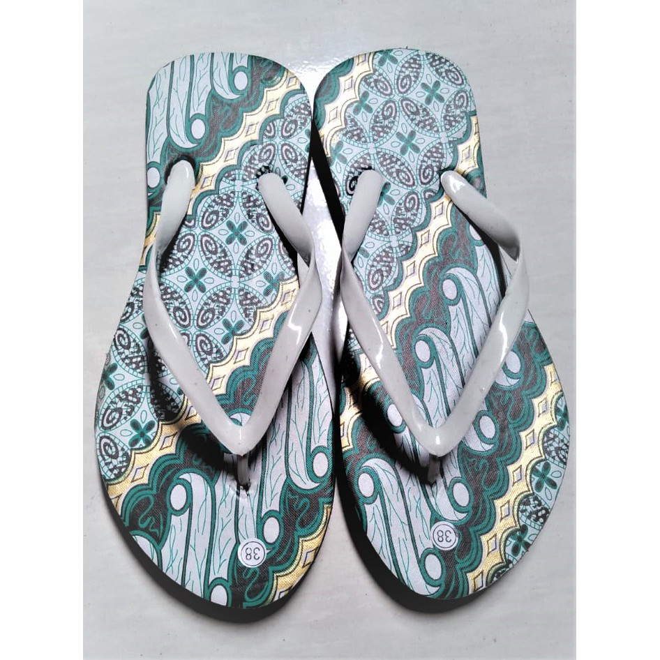 SANDAL JEPIT / SANDAL BATIK / SANDAL WANITA / WARNA HIJAU
