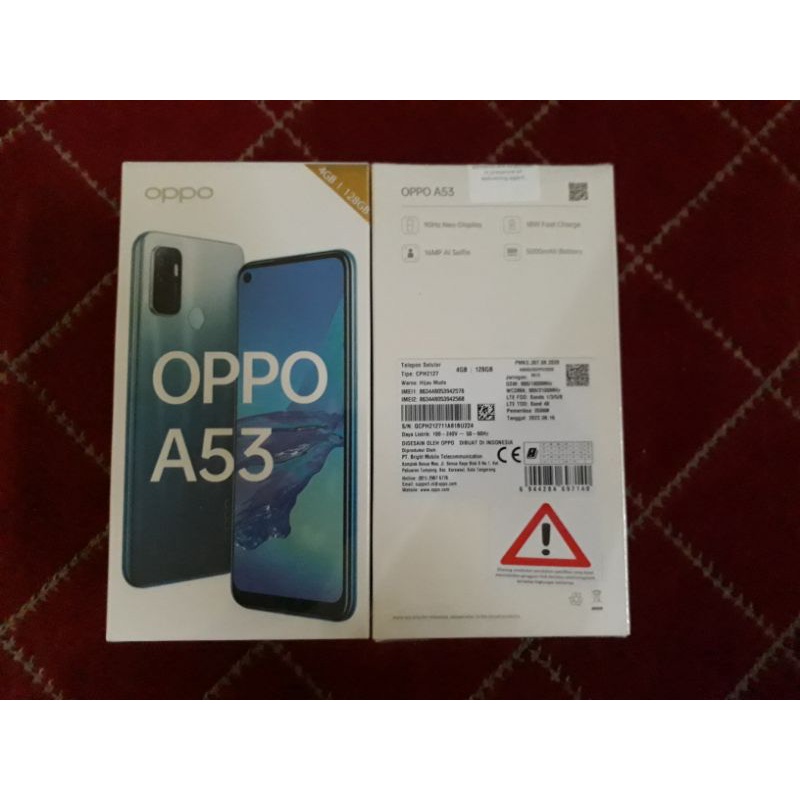 Oppo A53 ram 4/128 Garansi Resmi