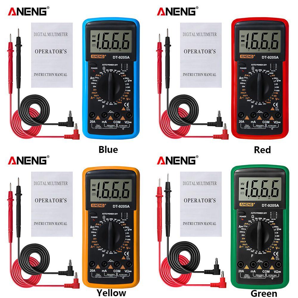 Top Digital Smart Multimeter Jangkauan Otomatis Transistor AC/DC Tampilan Digital Presisi Tinggi