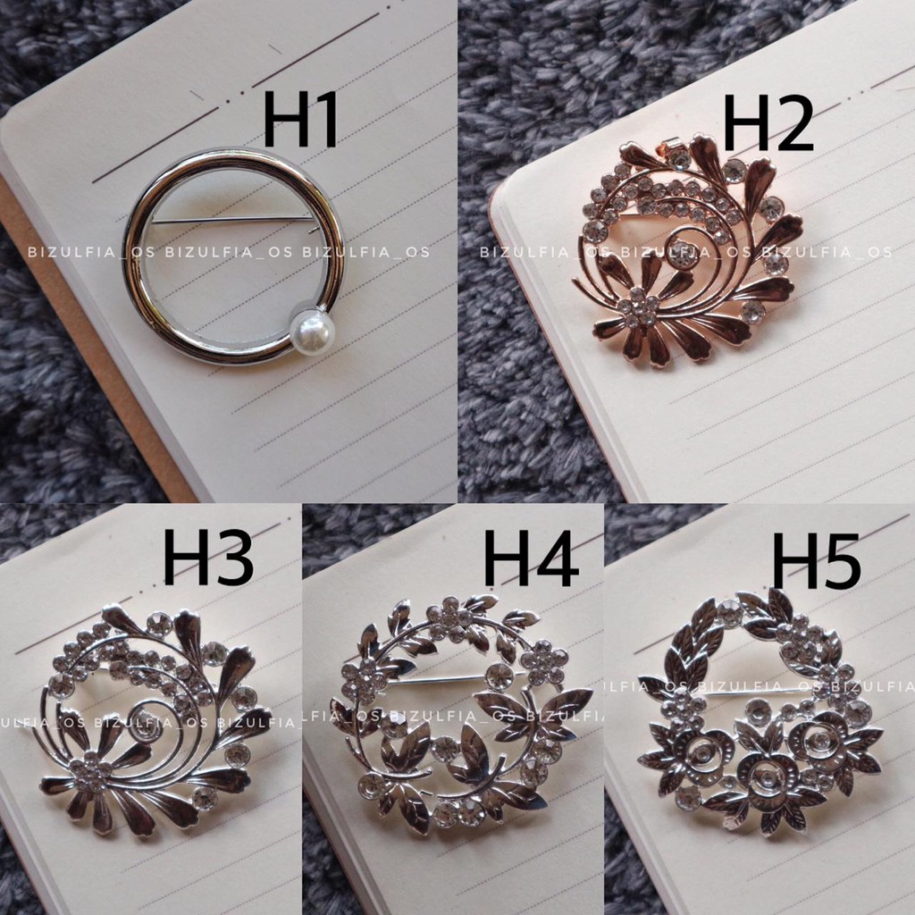 Brooch / Bros DC Part 102  / Bros Jilbab / Bros Hijab / Bros Kebaya / Bros Kutubaru / Bros Cantik-H