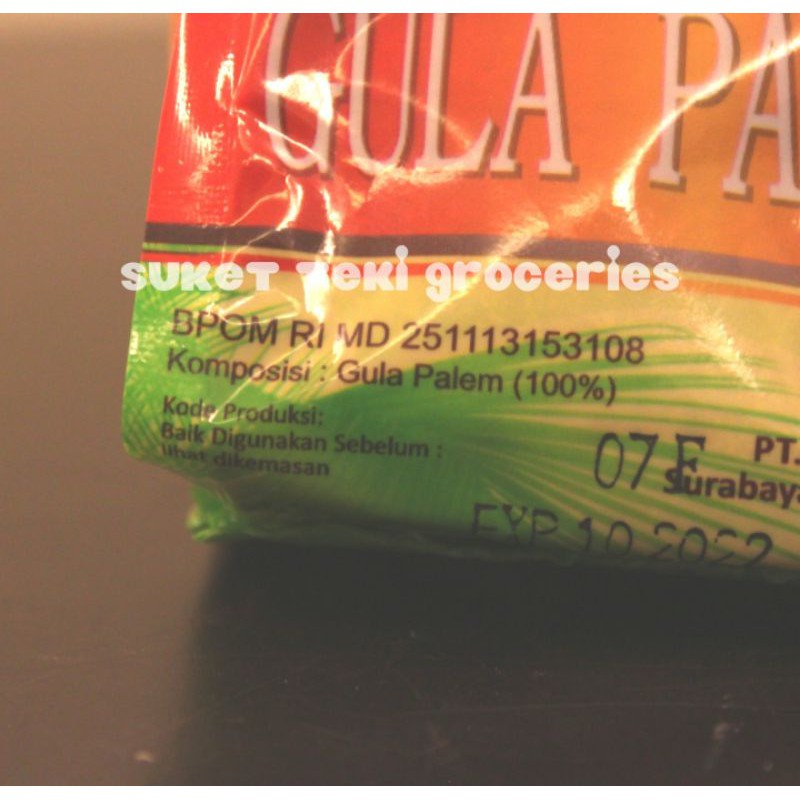 Gula Palem Semut Bubuk / Palm Sugar Powder Edna 200gr Halal utk Minuman Kue