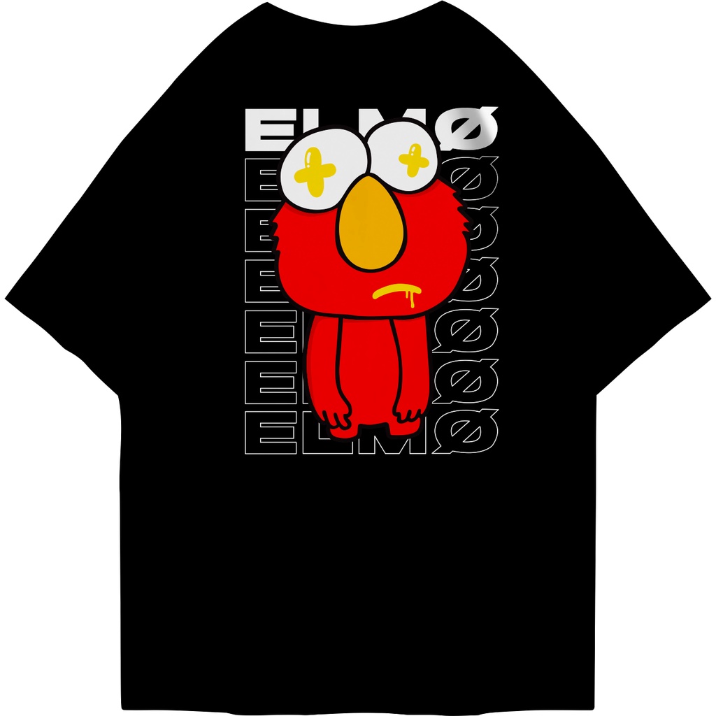 Firstlast Oversized Tshirt Elmo | Kaos  Oversize Pria dan Wanita