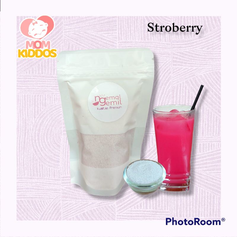 

BUBUK MINUMAN RASA STROBERI KUALITAS PREMIUM