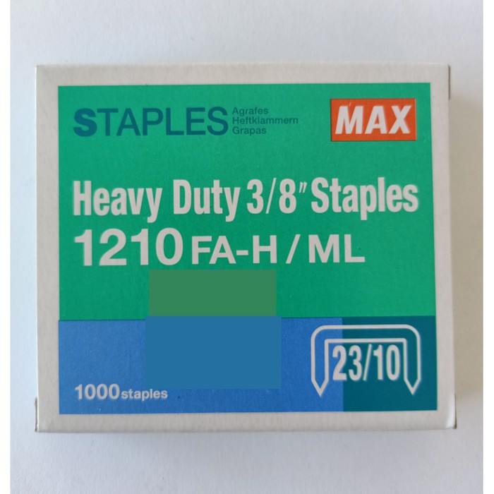 

Staples / Isi Stapler Max 1210