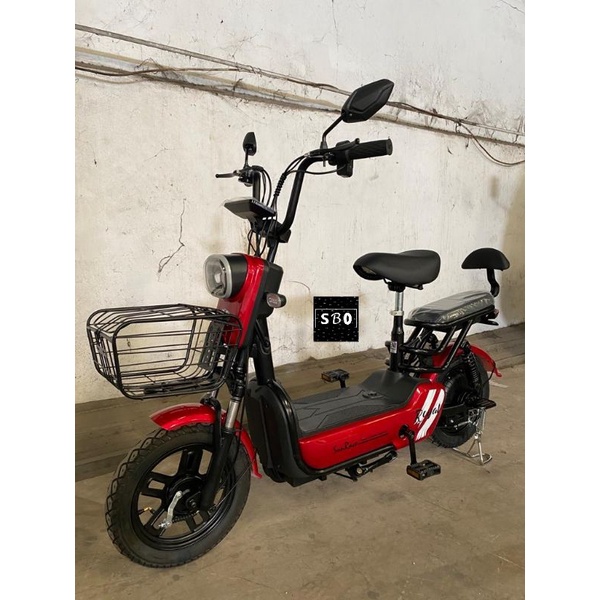 Sepeda Listrik Sunrace Royal - Hi-Ten Steel Frame, 9 Warna Pilihan