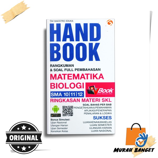 Buku Materi Soal Sma Handbook Rangkuman Soal Pembahasan Matematika Biologi Sma 10 11 12 Shopee Indonesia