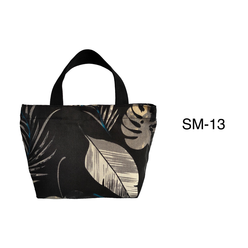 Tas Mukena Make Up Bahan Kanvas 26x19x8cm Motif SM-13