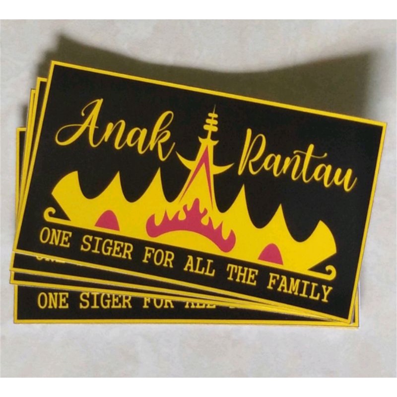 

stiker anak rantau Lampung/stiker murah/sticker murah