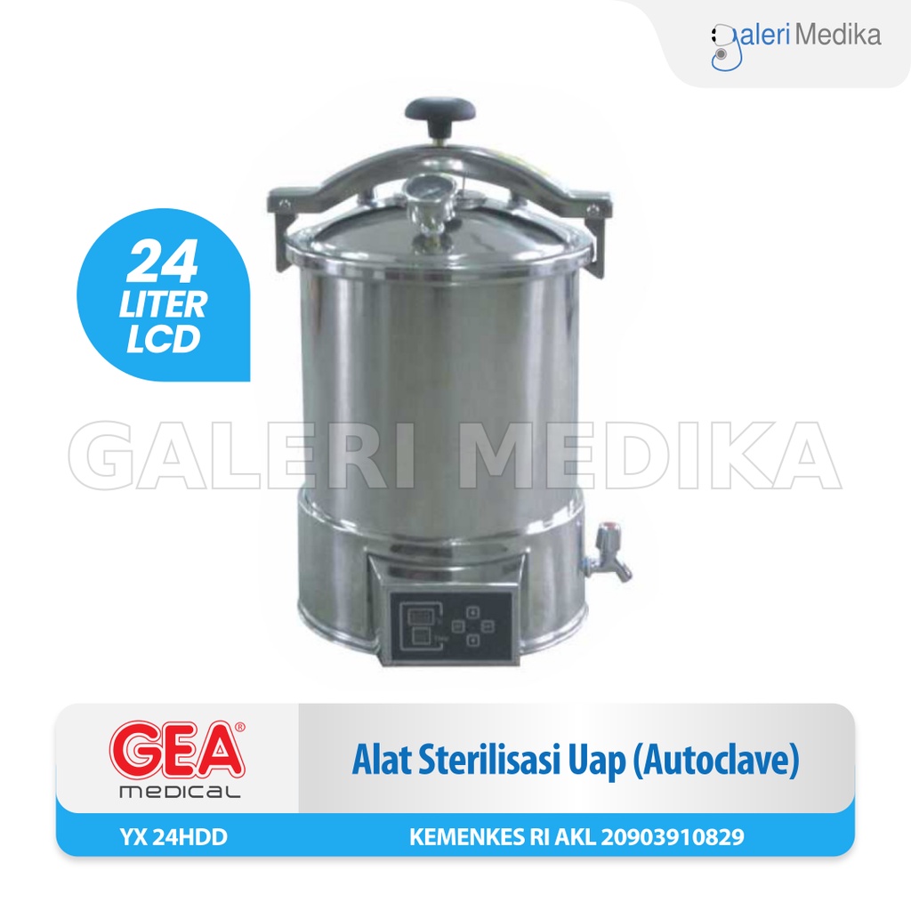 Autoclave GEA YX-24HDD Pressure Steam Sterilizer / Autoklaf GEA YX 24 HDD Sterilisasi Basah