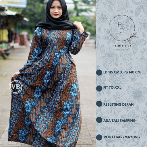 Gamis Batik Manggar,sekar,cantik, Kubis,kupu,padi,daun/cod