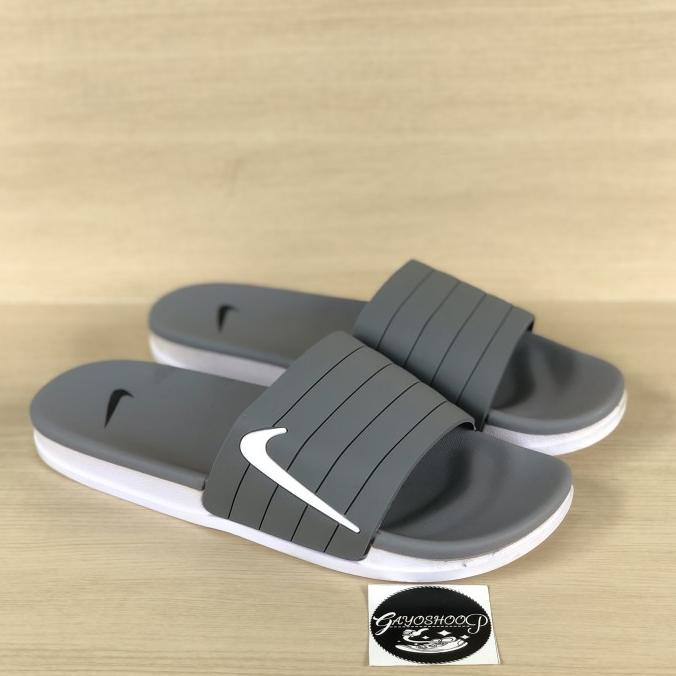 sandal nike slip on pria grey import grade original Lc