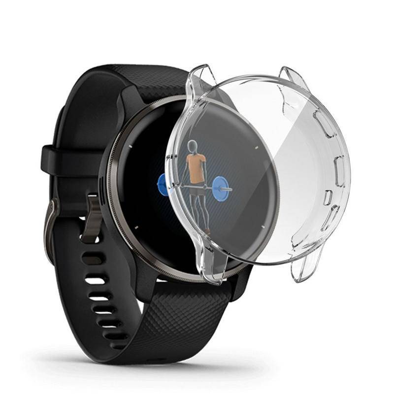 Case Pelindung Layar Smartwatch Bahan TPU Untuk Garmin Venu SQ 2S 2 Plus vivoactive 4 4S