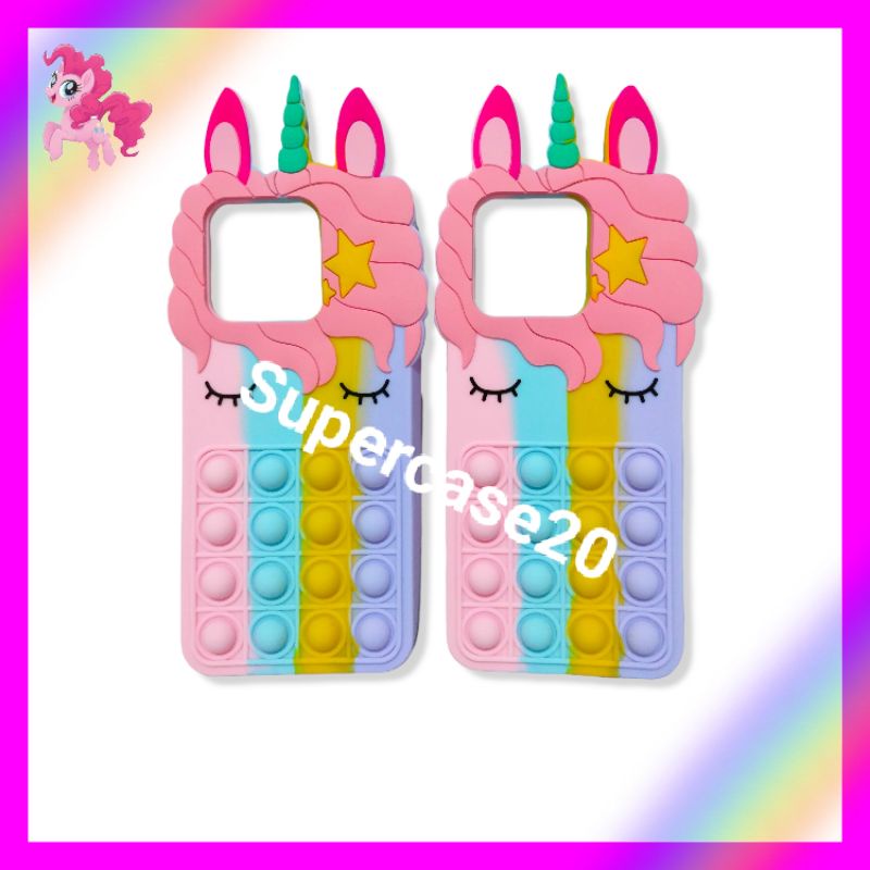 Case Xiaomi Redmi 10C Redmi 10A Kesing Pop It Unicorn Softcase Warna Warni Pilihan Terbaik Kesing Ku