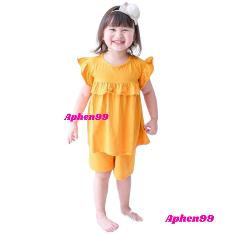 set ruffle anak