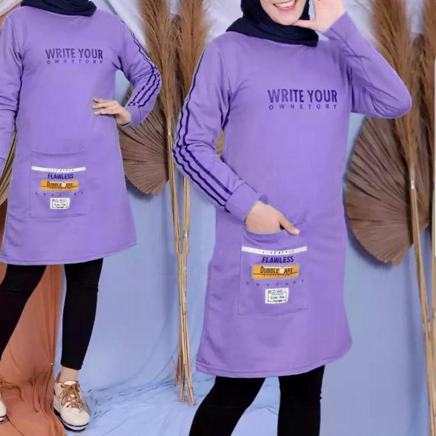 ♡ TUNIK WANITA TERBARU 2021 KEKINIAN / TUNIK KAOS PANJANG/TUNIK WANITA DEWASA ATASAN. Ω