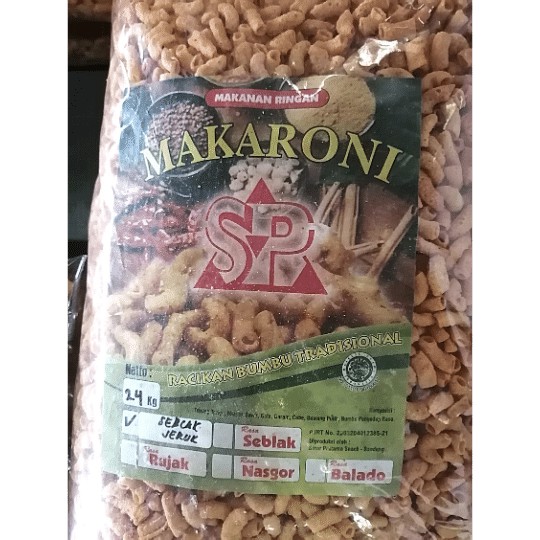 

Makaroni bantet SP Seblak Jeruk 2,4kg