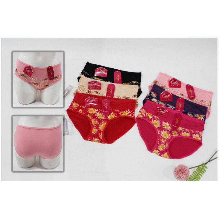 Celana Dalam Cd Dalam Cewek High Waist Cewe Wanita Dewasa Ukuran L XL Impor Grosir Murah Motif Renda JINYUANER