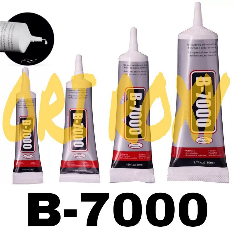 Jual LEM B7000 15 ML 50 ML 110 ML BENING / LEM LCD TOUCHSCREEN | Shopee ...