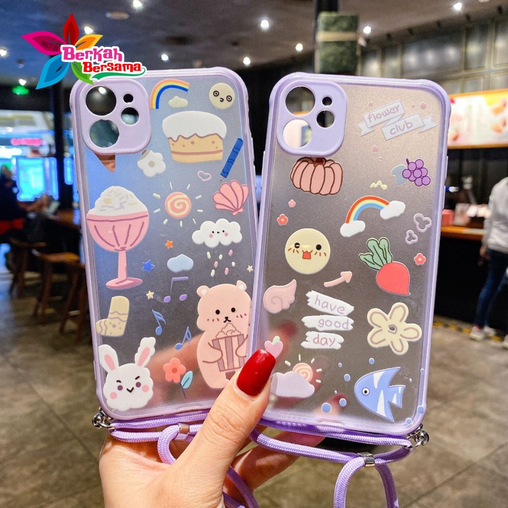 SS191 CASE SLINGCASE LANYARD Oppo A9 A5 A31 A8 A52 A92 A53 A33 2020 Reno 4 4f A15 A54 A74 A16 BB5640