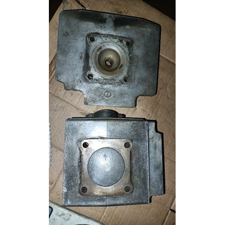 blokop set,buring head,silinder dexsel Suzuki Satria R hiu/lumba original ov 25 no ob/porting
