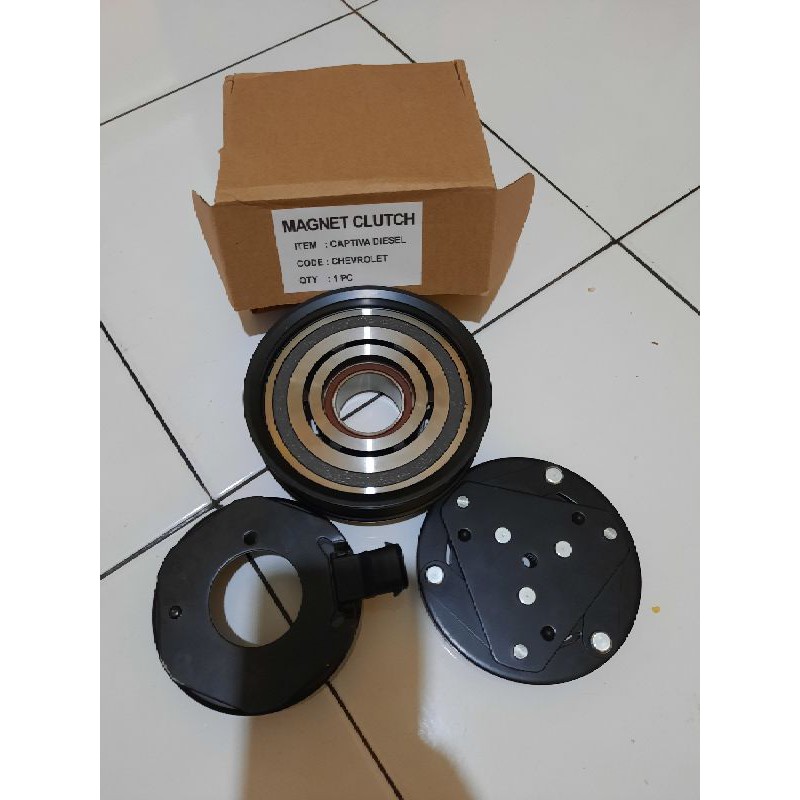 puli pulley kompresor ac mobil captiva magnet clutch captiva bensin disel