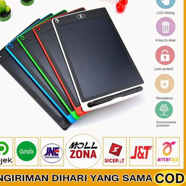 

[PROMO ACW94] PAPAN TULIS TABLET DIGITAL ANAK IPAD LCD WRITING DRAWING BOARD LAYAR 8.5" Serba Murah