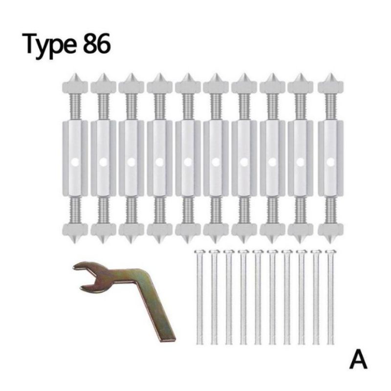 baut sekrup tahanan outbow box type 86 wallplate hold bolt