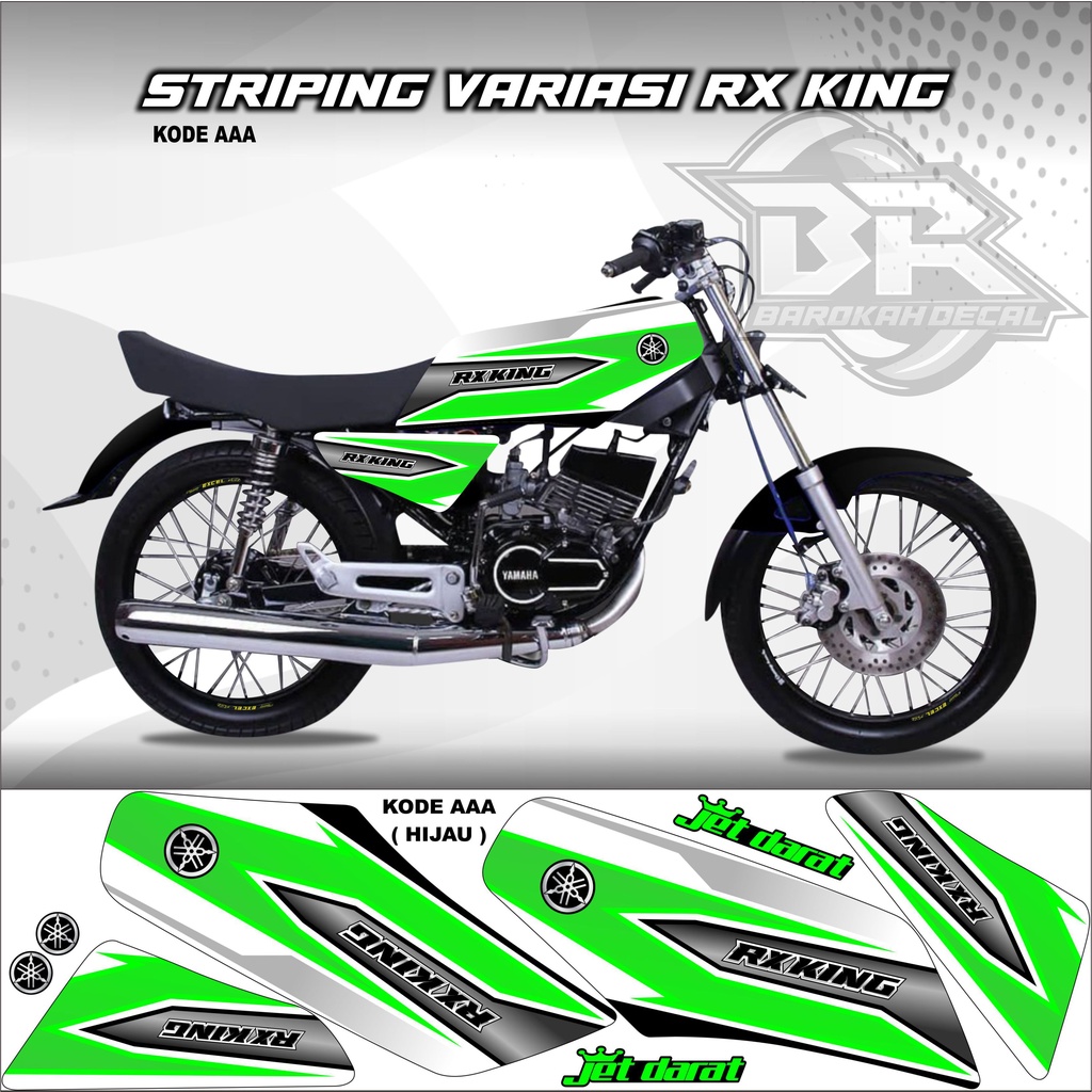 Sticker Rx King Variasi Stiker Lis Striping Rx King Kode AAA