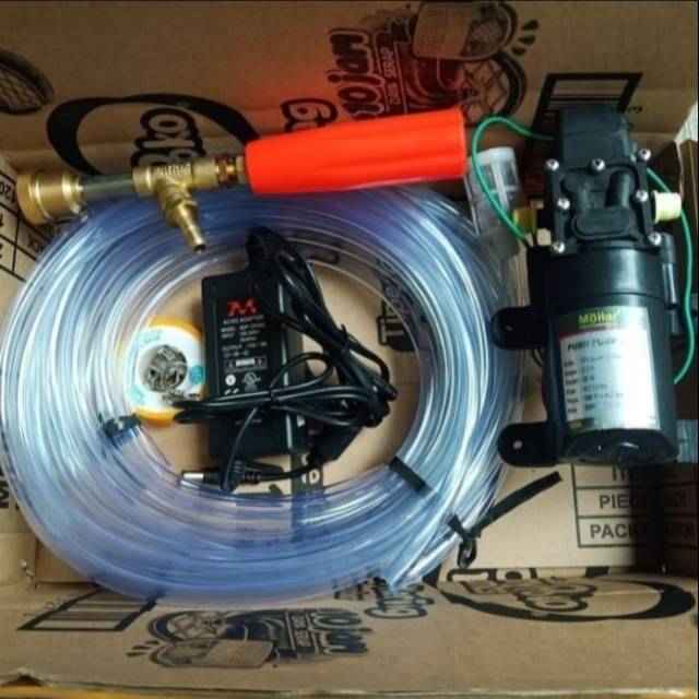 Alat Cuci Motor Mesin Steam Jet Cleaner Pompa DC 12V Robotech