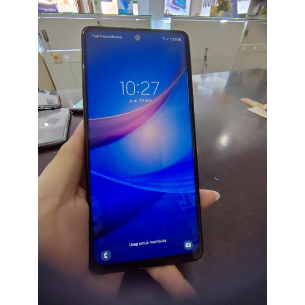 HP Seken Samsung A72 Ram 8/128 Fullset, original semua, Ex Demolive, Garansi Resmi SEIN
