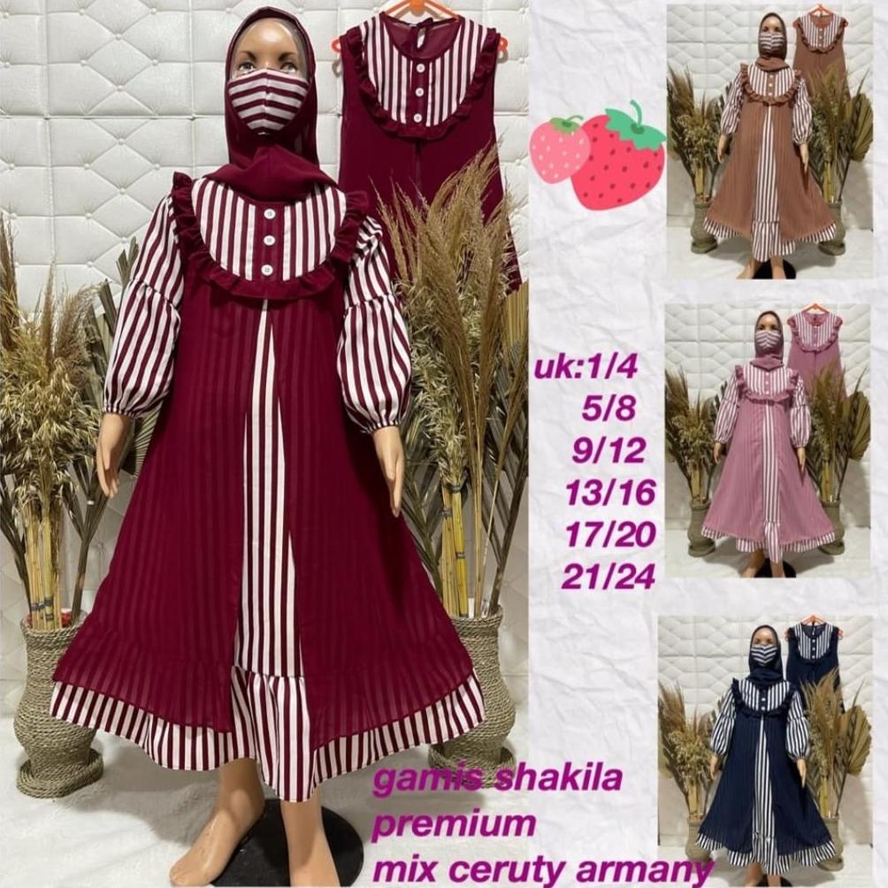 SET GAMIS ANAK SYAKILA SALUR
