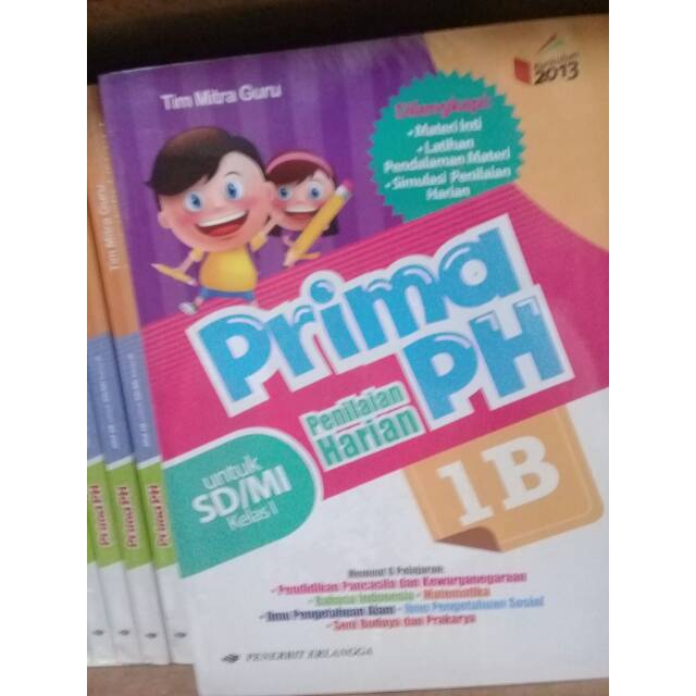 Prima PH 1B untuk Kelas 1 SD/MI K13.