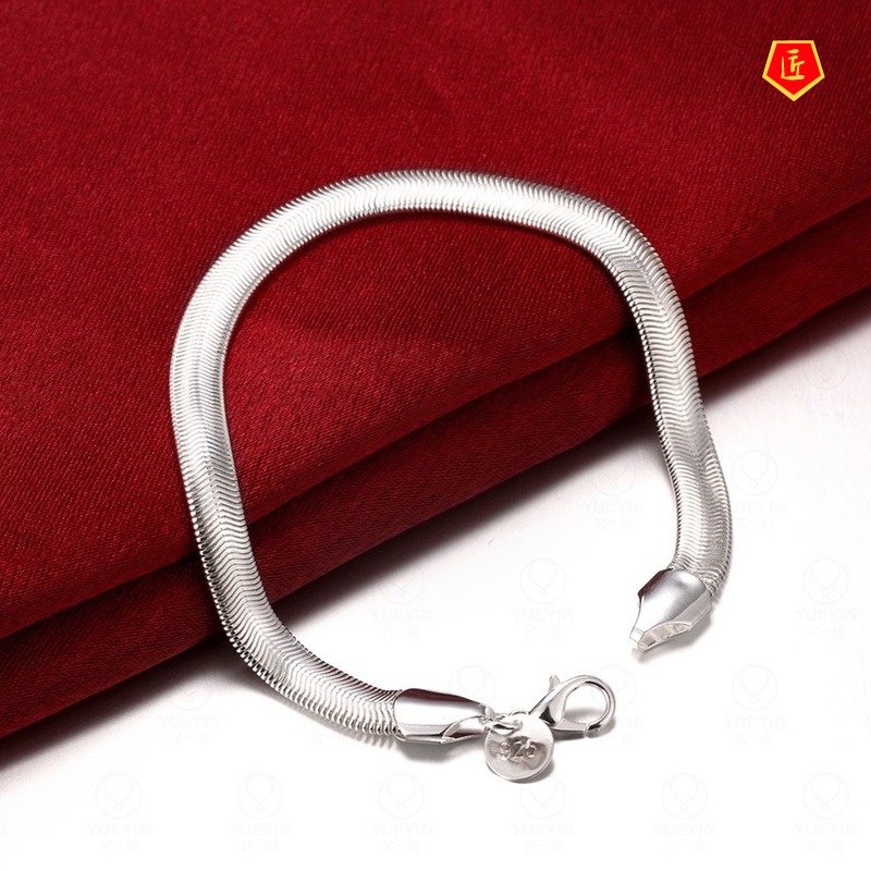 [Ready Stock]Simple Personality Silver Bracelet