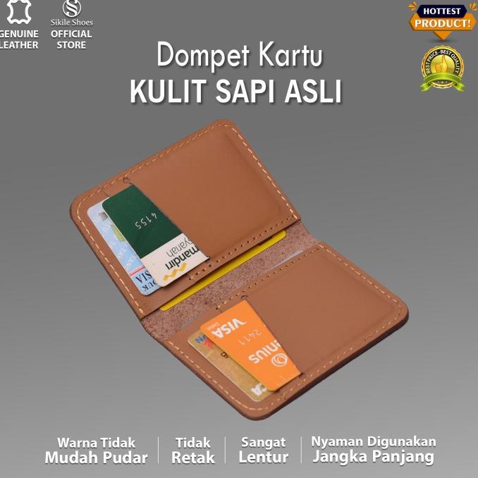

Office & Stationery | Document Organizer | Genuine Leather Card Holder Dompet Kartu Nama Atm 100% Kulit Asli | Best Seller