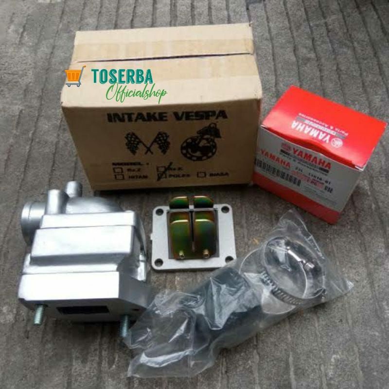 Intake Manipol Komplit Vespa Model Susun Membran Rx King