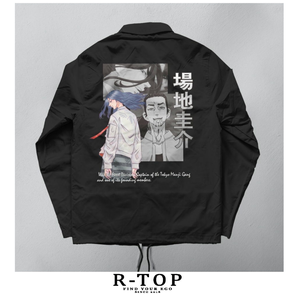 (R-TOP) Jaket Coach Anime Tokyo Revengers Keisuke Baji Premium Available Size M L XL XXL