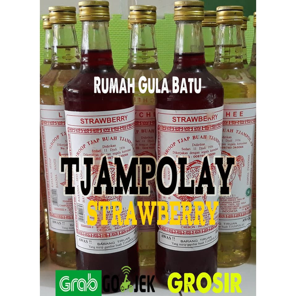 

Sirup Tjampolay | Campolay | Strawberry | Aroma Khas | 630ml