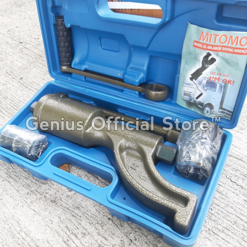 KUNCI RODA BAN MOBIL BESAR BUS TRUK HIDROLIK TRUCK KUNCI TORSI SHOCK SHOK MOMEN IMPACT WRENCH  -  AM